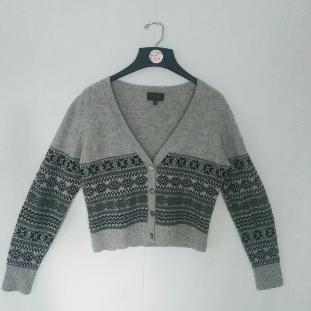 Fall Winter Wool & Cashmere Button Down Cardigan